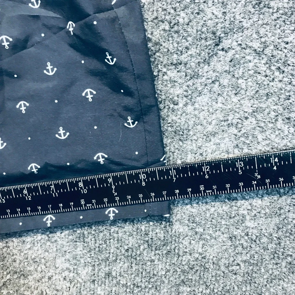 Better Unsaid Hybrid Shorts Mens 34 Navy White Anchor Stretch Excellent BUG2